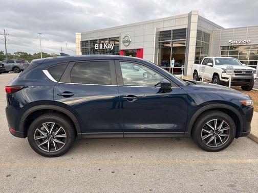 Deep Crystal Blue Mica 2018 Mazda CX-5 Touring