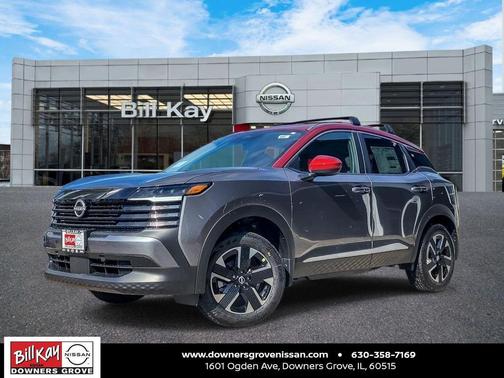 Gun Metallic/Scarlet Ember Tintcoat 2026 Nissan Kicks SV