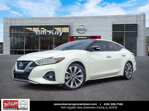 Pearl White Tricoat 2023 Nissan Maxima 3.5 Platinum