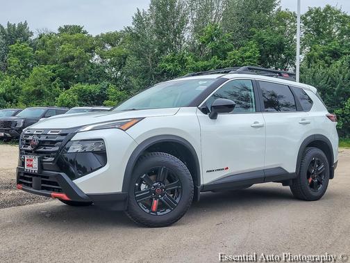 Everest White Pearl Tricoat 2026 Nissan Rogue Rock Creek