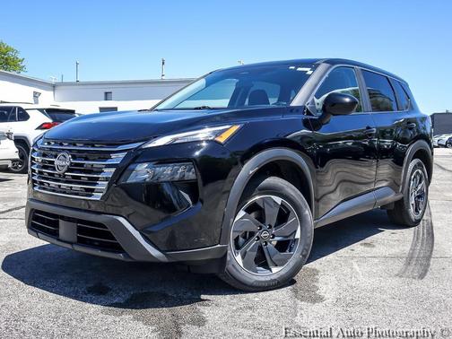 Super Black 2025 Nissan Rogue SV