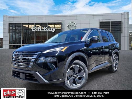 Super Black 2025 Nissan Rogue SV