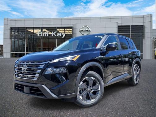Super Black 2025 Nissan Rogue SV