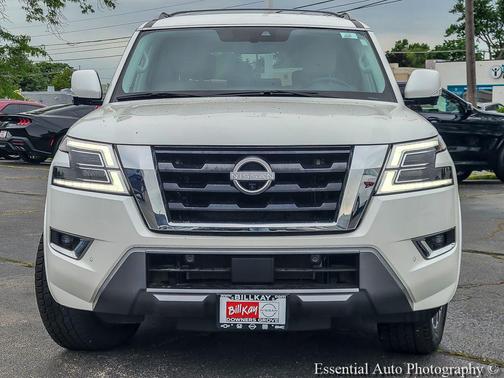 Aspen White Tricoat 2023 Nissan Armada SL 4WD