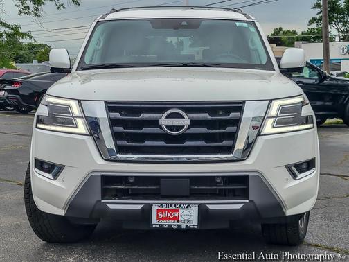 Aspen White Tricoat 2023 Nissan Armada SL 4WD