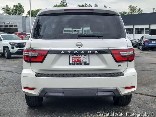 Aspen White Tricoat 2023 Nissan Armada SL 4WD