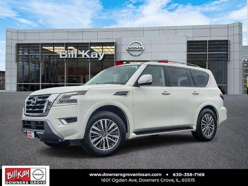 Aspen White Tricoat 2023 Nissan Armada SL 4WD