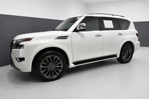 Aspen White Tricoat 2023 Nissan Armada Platinum 4WD