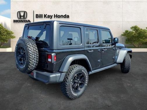 Black Clearcoat 2023 Jeep Wrangler 4xe Willys