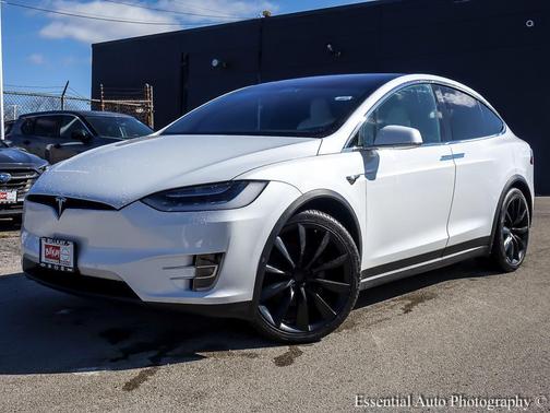 Pearl White Multi-Coat 2020 Tesla Model X Long Range Dual Motor All-Wheel Drive