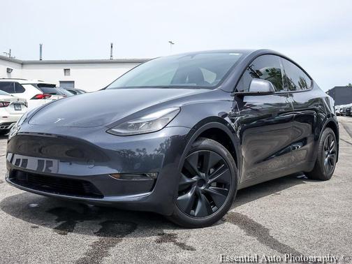 Stealth Grey 2025 Tesla Model Y Long Range Dual Motor All-Wheel Drive