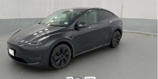 Stealth Grey 2025 Tesla Model Y Long Range Dual Motor All-Wheel Drive