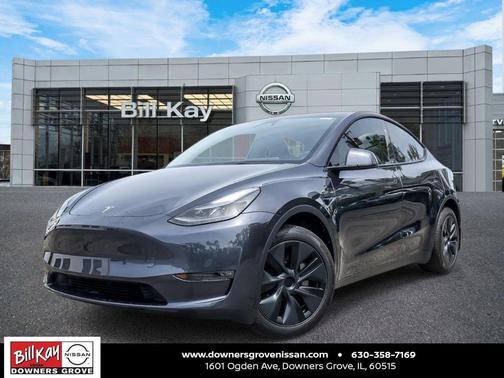 Stealth Grey 2025 Tesla Model Y Long Range Dual Motor All-Wheel Drive