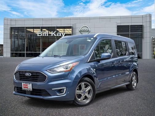 BLUE METALLIC 2019 Ford Transit Connect Titanium w/Rear Liftgate