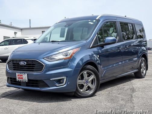 BLUE METALLIC 2019 Ford Transit Connect Titanium w/Rear Liftgate