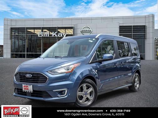 BLUE METALLIC 2019 Ford Transit Connect Titanium w/Rear Liftgate