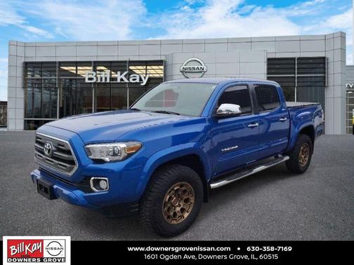 Blazing Blue Pearl 2017 Toyota Tacoma Limited