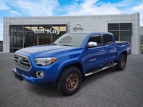 Blazing Blue Pearl 2017 Toyota Tacoma Limited