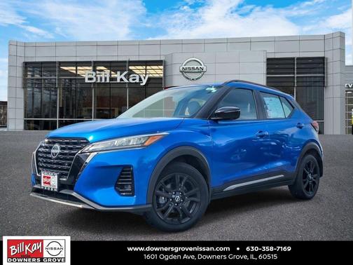 Electric Blue Metallic 2023 Nissan Kicks SR