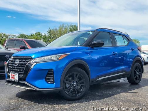 Electric Blue Metallic 2023 Nissan Kicks SR