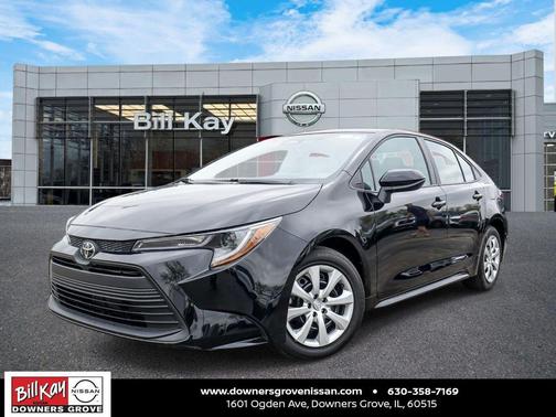 Midnight Black Metallic 2025 Toyota Corolla LE