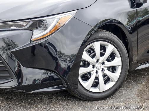 Midnight Black Metallic 2025 Toyota Corolla LE