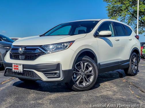 Platinum White 2022 Honda CR-V AWD EX-L
