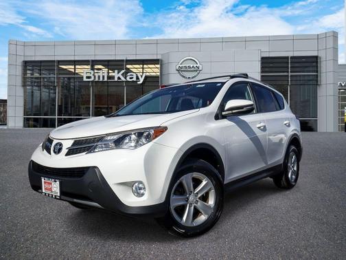 Super White 2014 Toyota RAV4 XLE