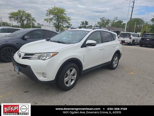 Super White 2014 Toyota RAV4 XLE