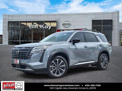 Boulder Gray Pearl 2026 Nissan Pathfinder Platinum