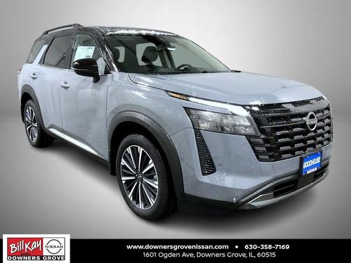 Boulder Gray Pearl 2026 Nissan Pathfinder Platinum