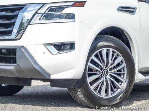 Aspen White Tricoat 2024 Nissan Armada SL 4WD