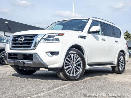 Aspen White Tricoat 2024 Nissan Armada SL 4WD