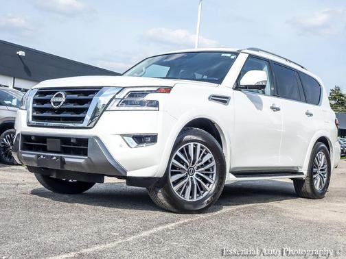 Aspen White Tricoat 2024 Nissan Armada SL 4WD