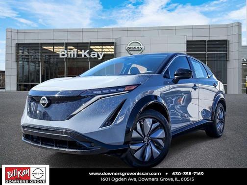 Boulder Gray Pearl/Black Diamond Pearl 2023 Nissan ARIYA VENTURE+