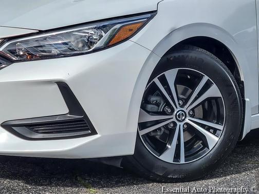 Aspen White Tricoat 2021 Nissan Sentra SV