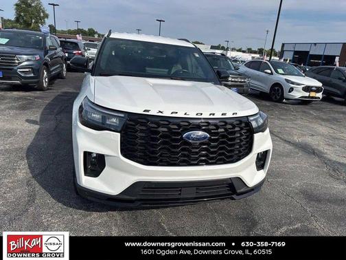 Star White Metallic Tri-Coat 2025 Ford Explorer ST