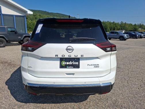 White / Black 2026 Nissan Rogue Platinum