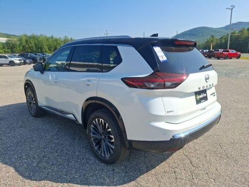 White / Black 2026 Nissan Rogue Platinum
