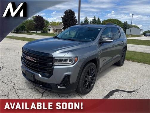 Satin Steel Metallic (g9k) 2022 GMC Acadia AWD SLT