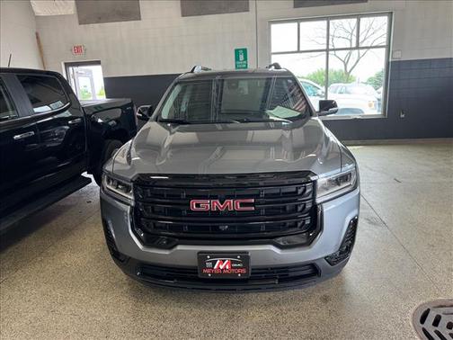 Satin Steel Metallic (g9k) 2022 GMC Acadia AWD SLT