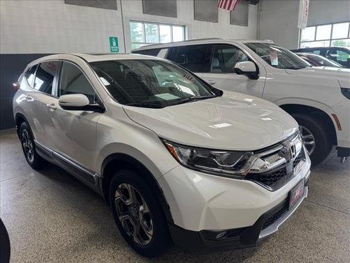 White 2019 Honda CR-V EX
