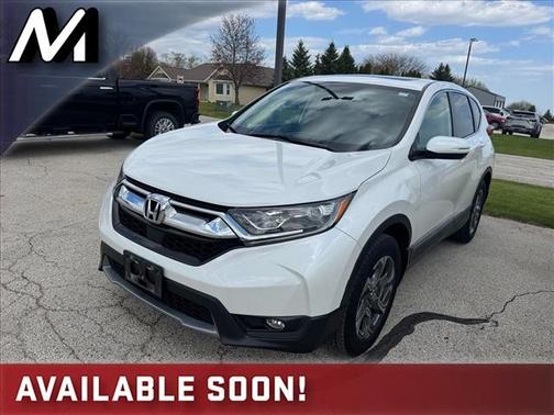 White 2019 Honda CR-V EX