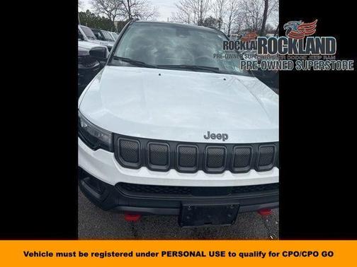 Bright White Clearcoat 2022 Jeep Compass Trailhawk