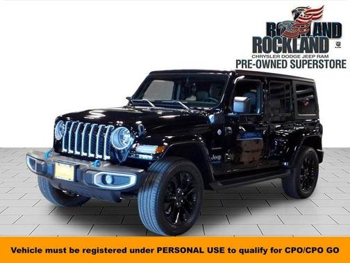 Black Clearcoat 2022 Jeep Wrangler Unlimited 4xe Sahara