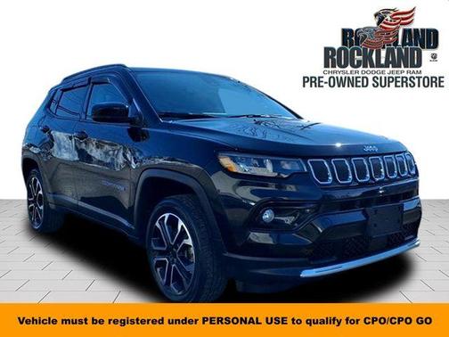Diamond Black 2022 Jeep Compass Limited