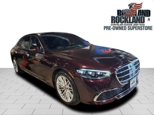 Red 2022 Mercedes-Benz S-Class S 580 4MATIC