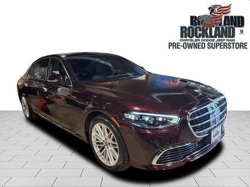 Red 2022 Mercedes-Benz S-Class S 580 4MATIC