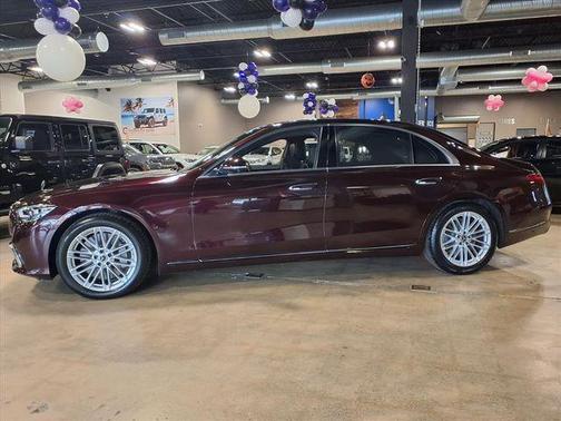 Red 2022 Mercedes-Benz S-Class S 580 4MATIC
