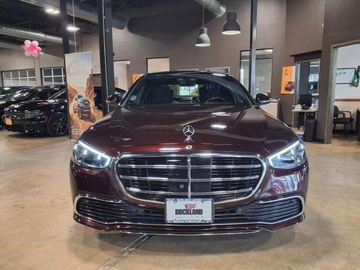 Red 2022 Mercedes-Benz S-Class S 580 4MATIC